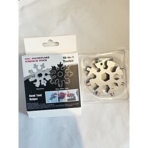 18 In 1 Snowflake Snow Wrench Tool Spanner Hex Multifunction Tools Screwdriver